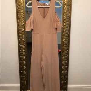 Ankle length cold shoulder romper